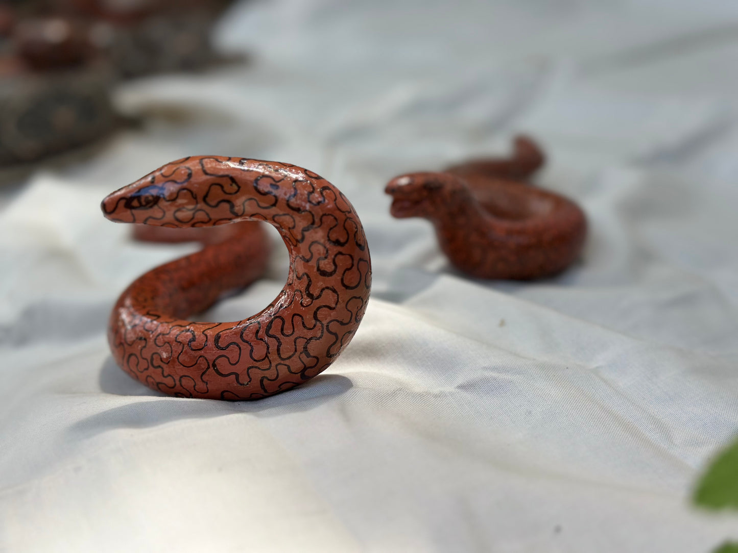 Shipibo Ceramic ~ Snake - 2 sizes