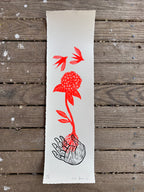Mano con Flor - Lino Print