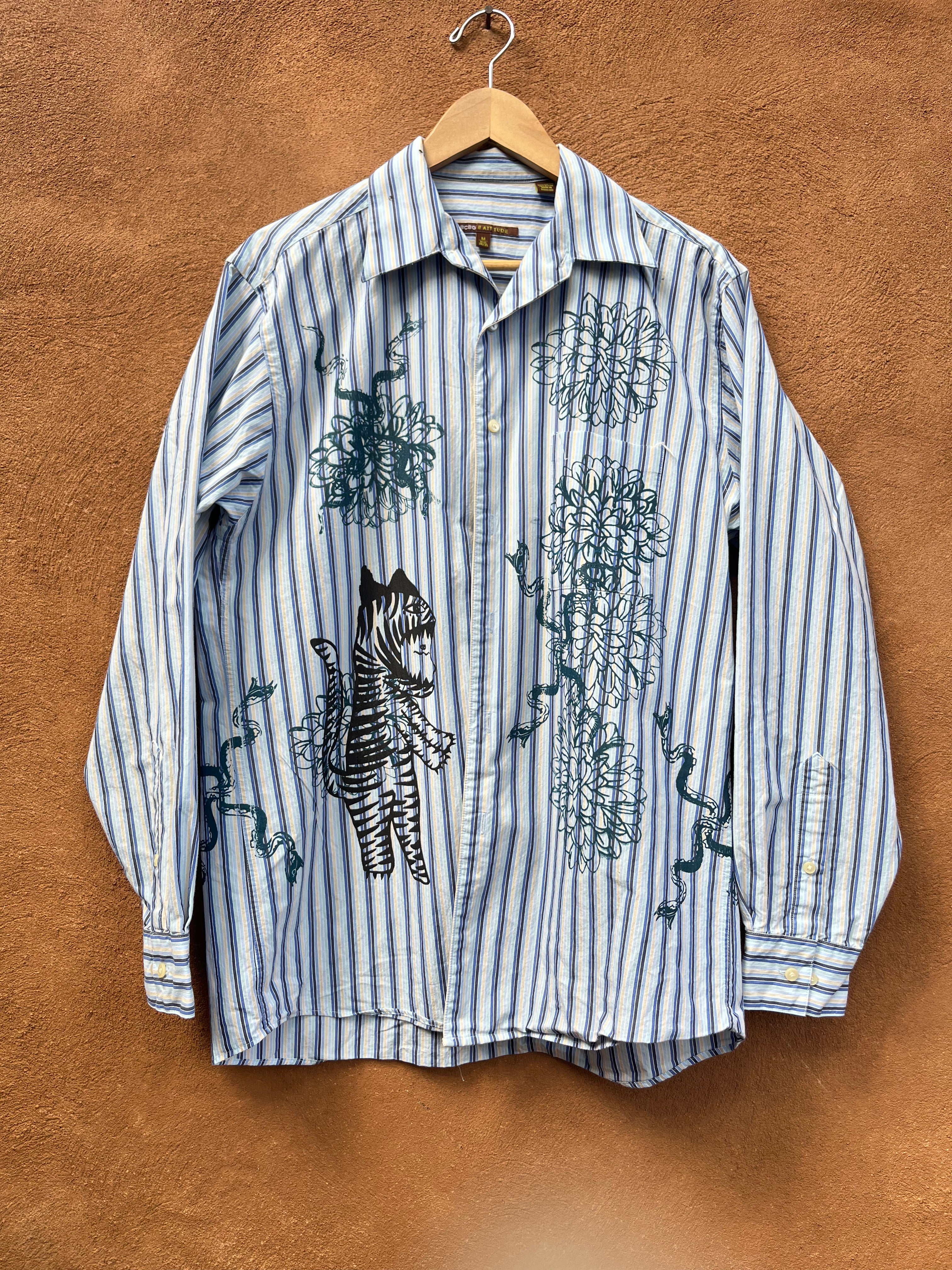Upcycled Collared Shirt  - Medium