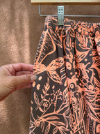 Screenprinted pants ~ Large ~ Orange