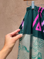Screenprinted pants ~ Large ~ Green