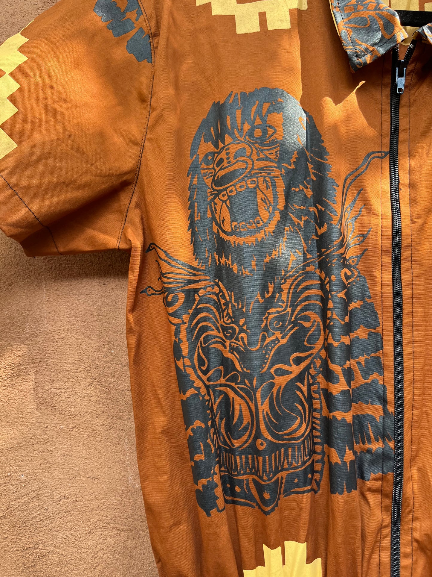 Screenprinted Jumpsuit ~ Large