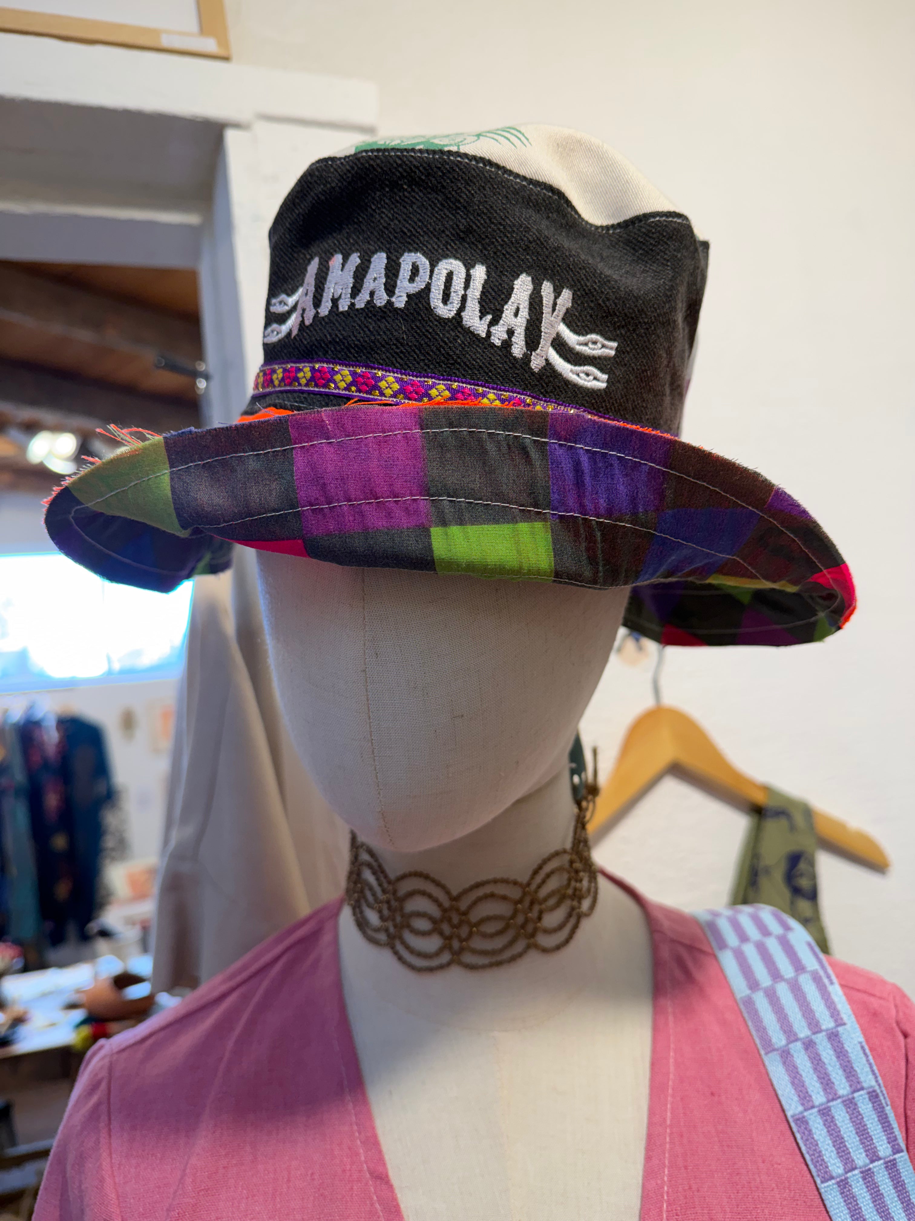 Bucket hat ~ screen printed ~ reversible