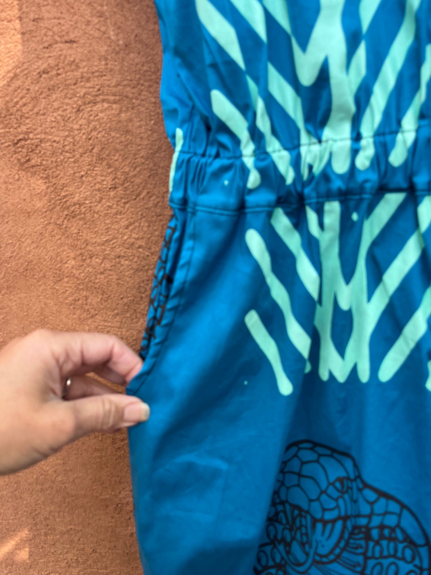 Screenprinted Jumpsuit ~ Large