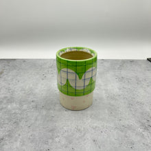 Load image into Gallery viewer, Green Tall Cup - Porcelain
