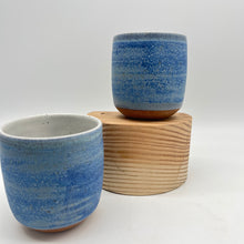 Load image into Gallery viewer, Cup ~ blue matte ~  white interior
