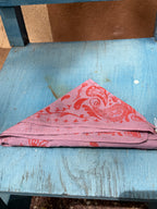 Parsley • Hand-dyed bandana • Pink & Res