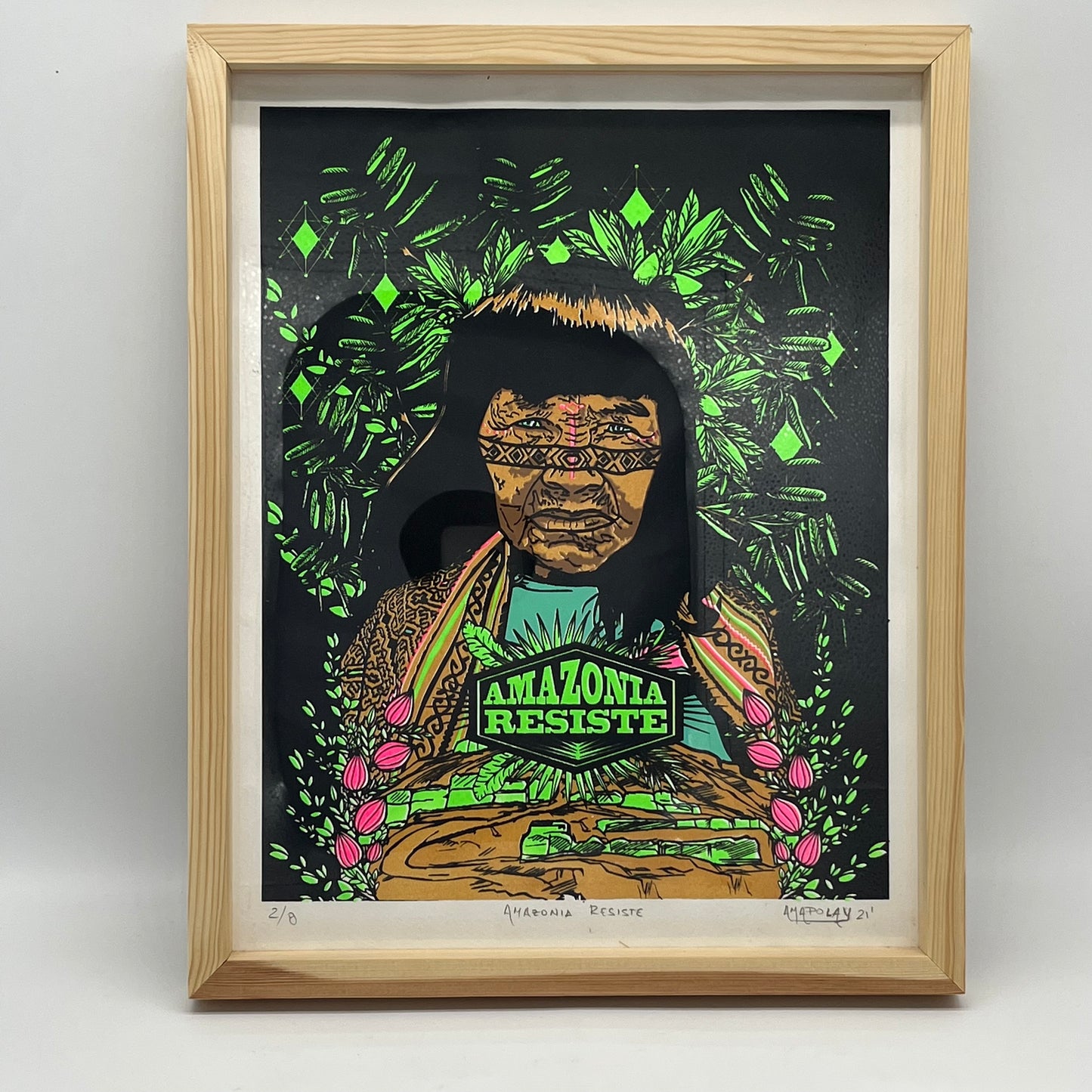 Resiste Amazonia ~ Serigraphy