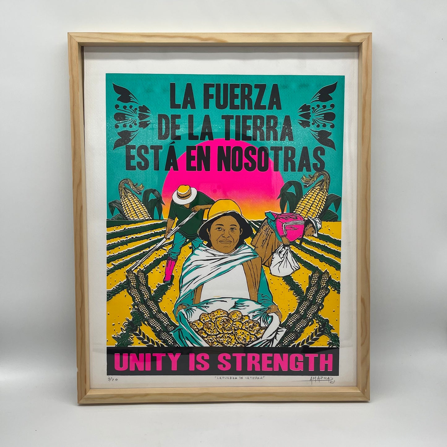 Unity is Strength ~ Serigraphy 14x20 inches