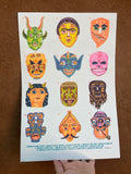 Masks - Risograph