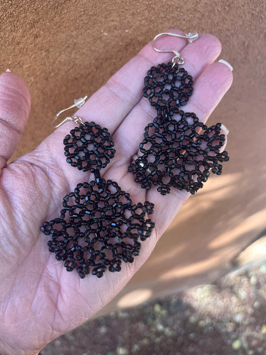 Earrings “Abanico” ~ Amazonian Seed