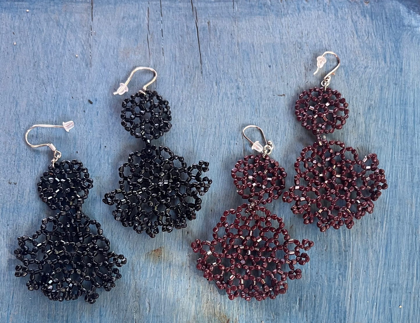 Earrings “Abanico” ~ Amazonian Seed