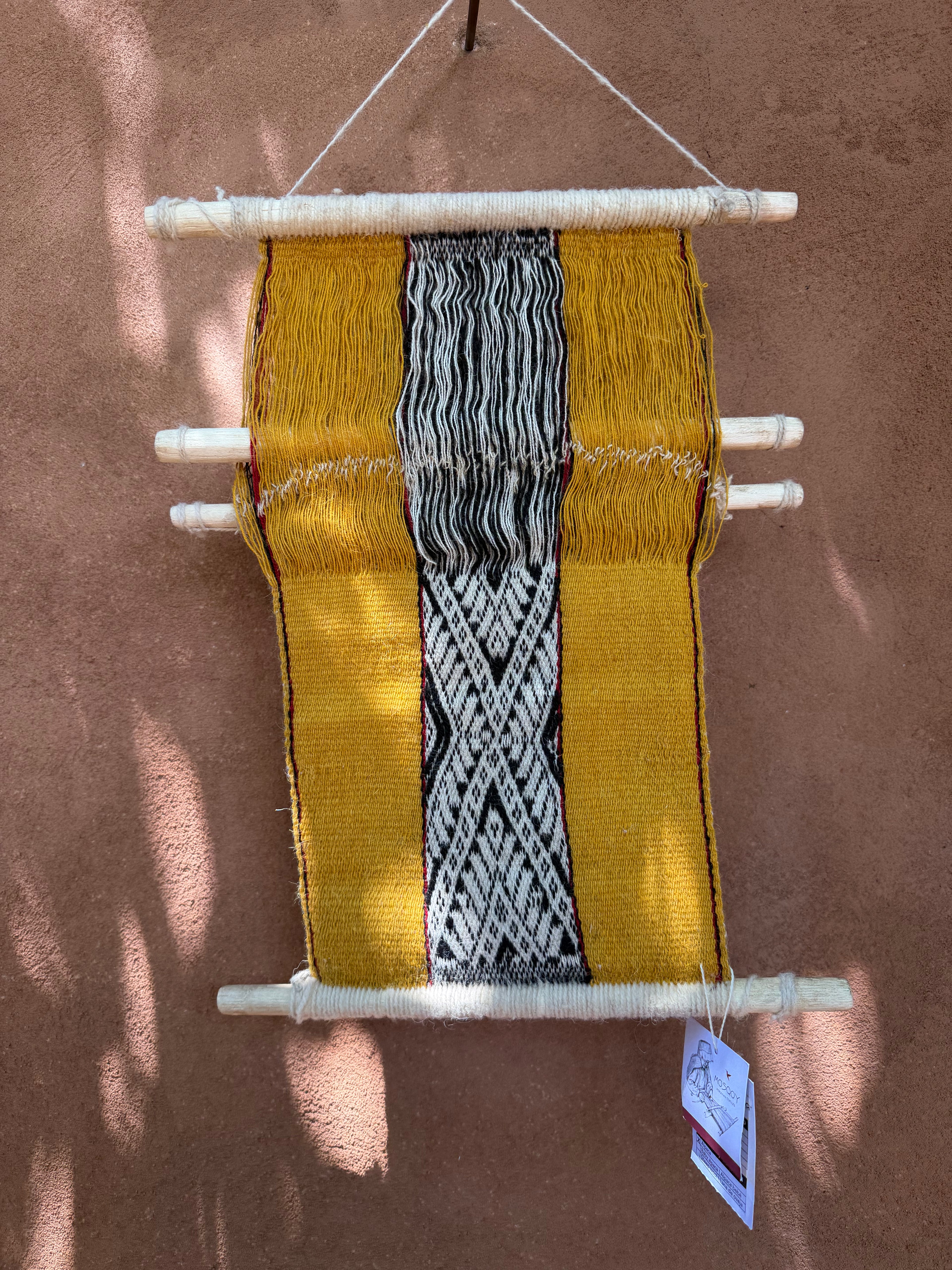 Mosqoy - Peruvian textile ~ Yellow ~ Naturally dyed