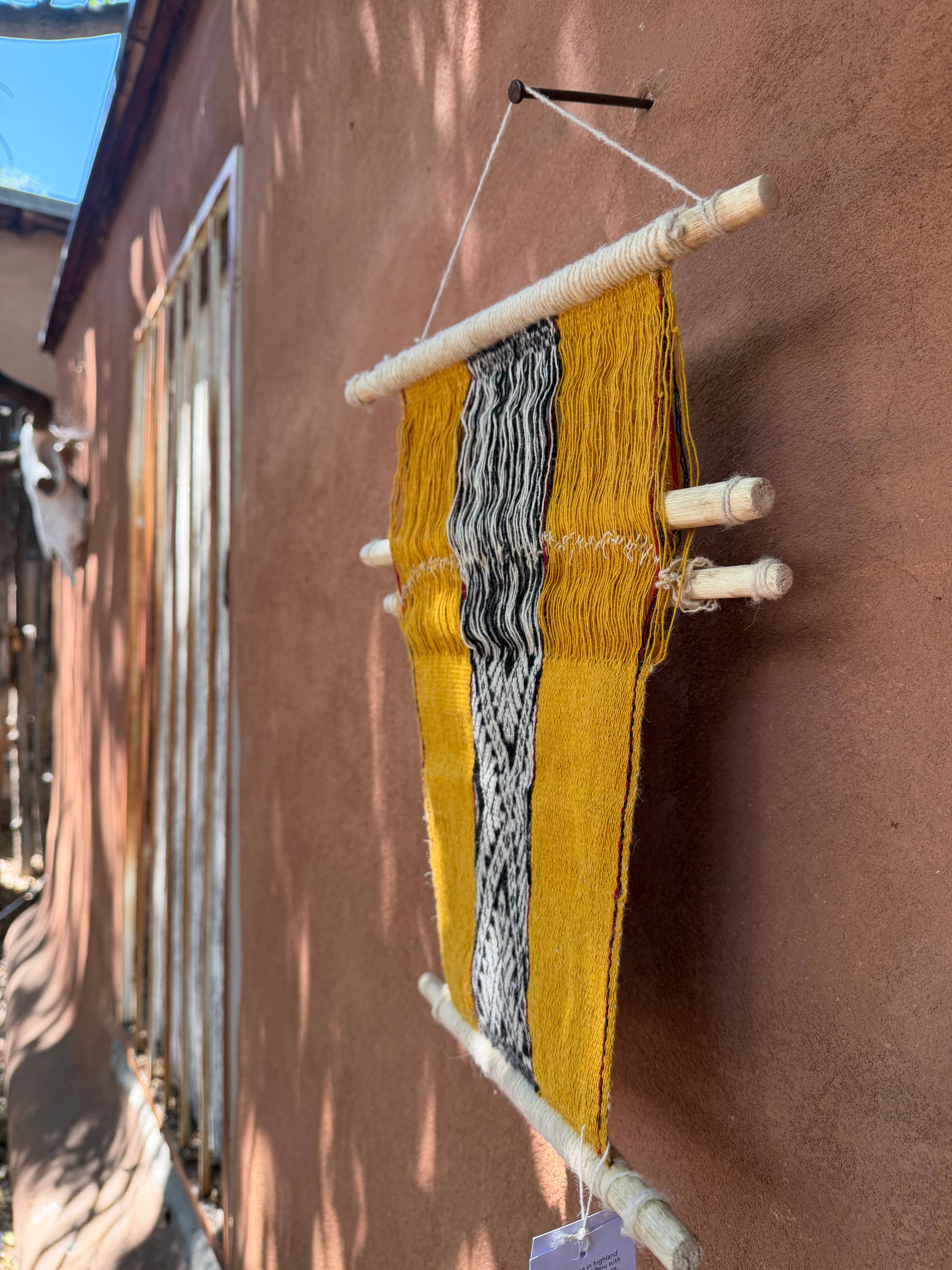 Mosqoy - Peruvian textile ~ Yellow ~ Naturally dyed