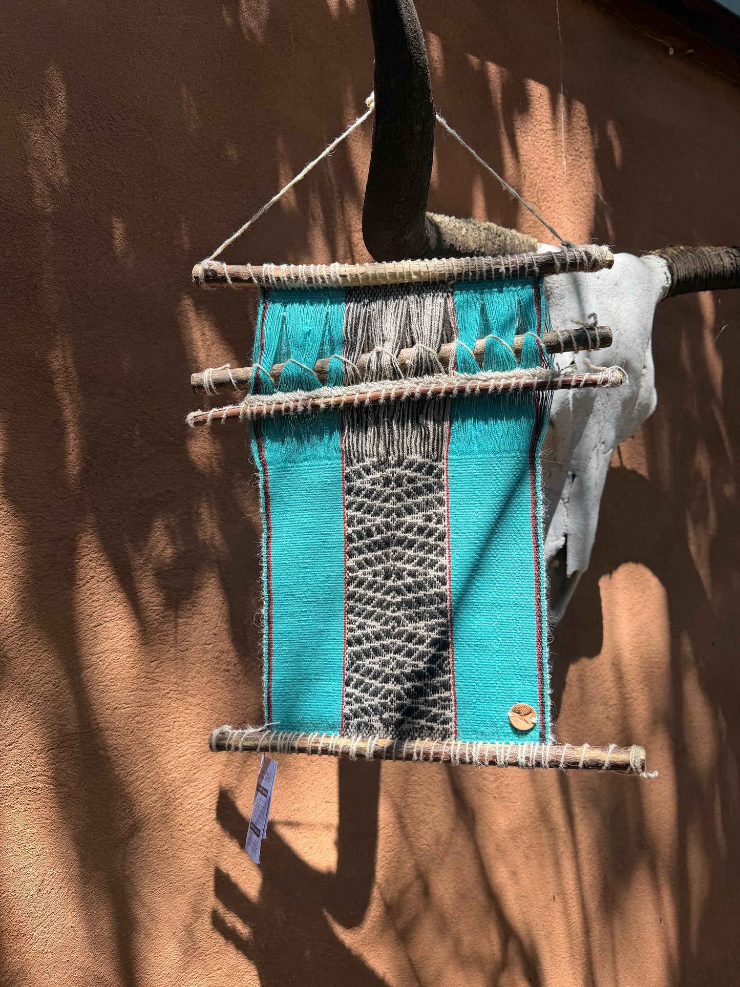 Peruvian textile ~ Turquoise ~ Naturally dyed