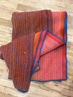 Thick Blanket / Rug ~ Andean textiles - 58” x 60”