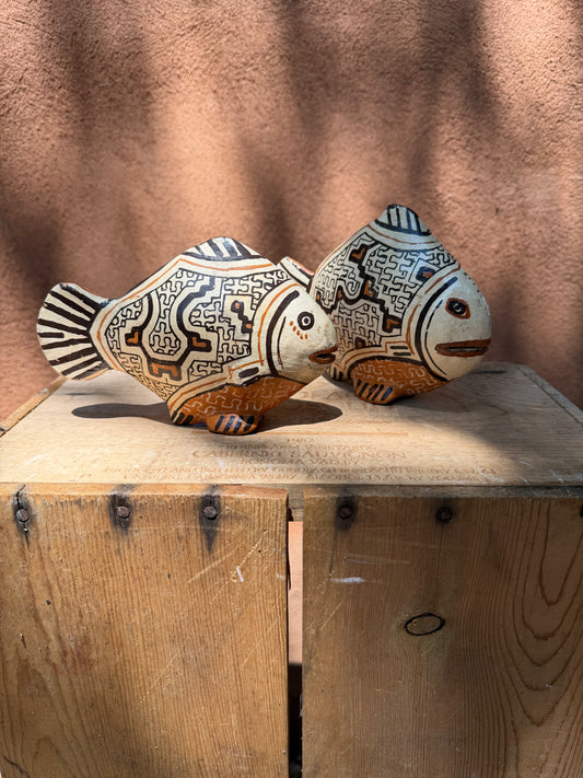 River fish - shipibo ceramic