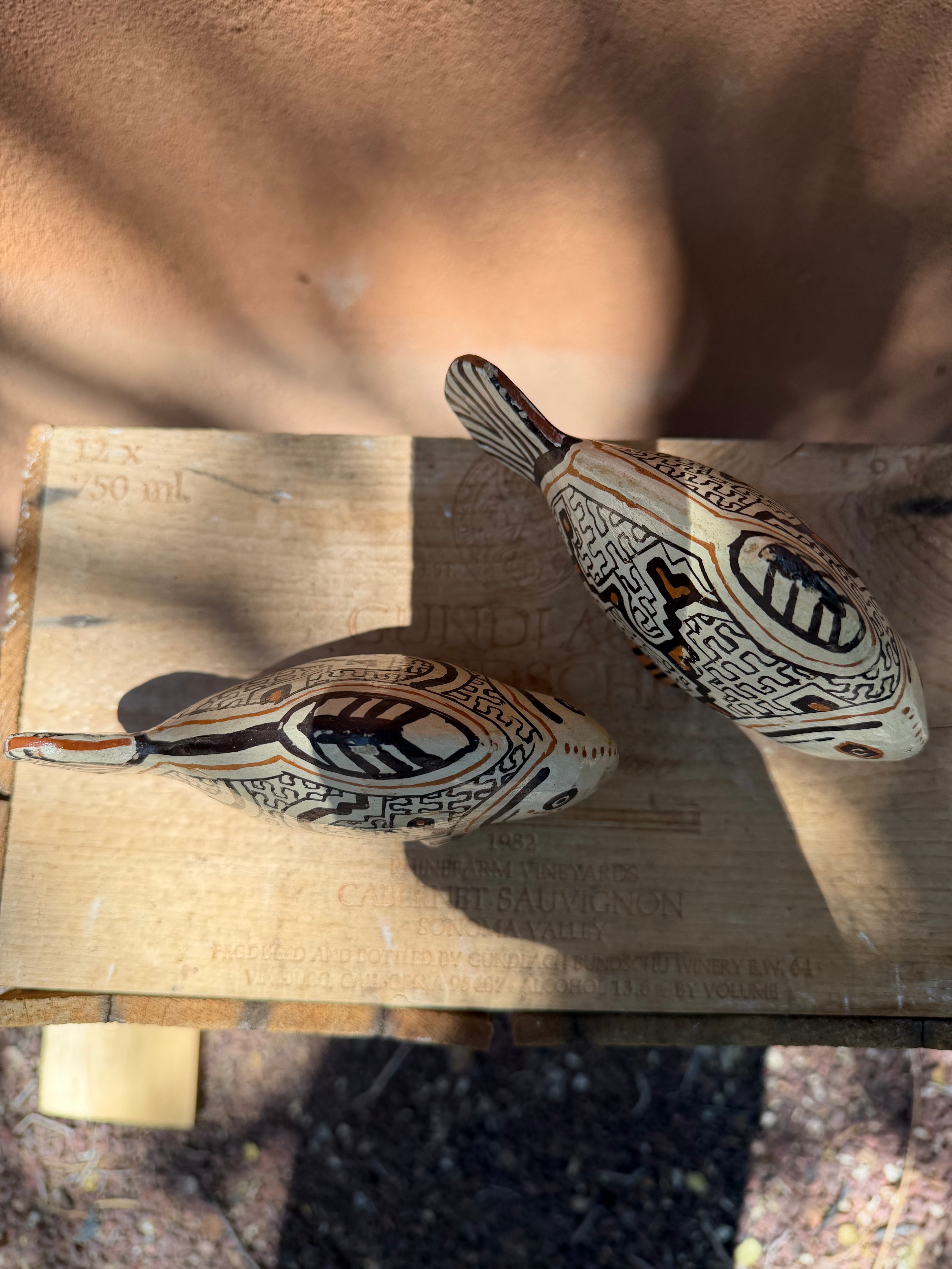 River fish - shipibo ceramic