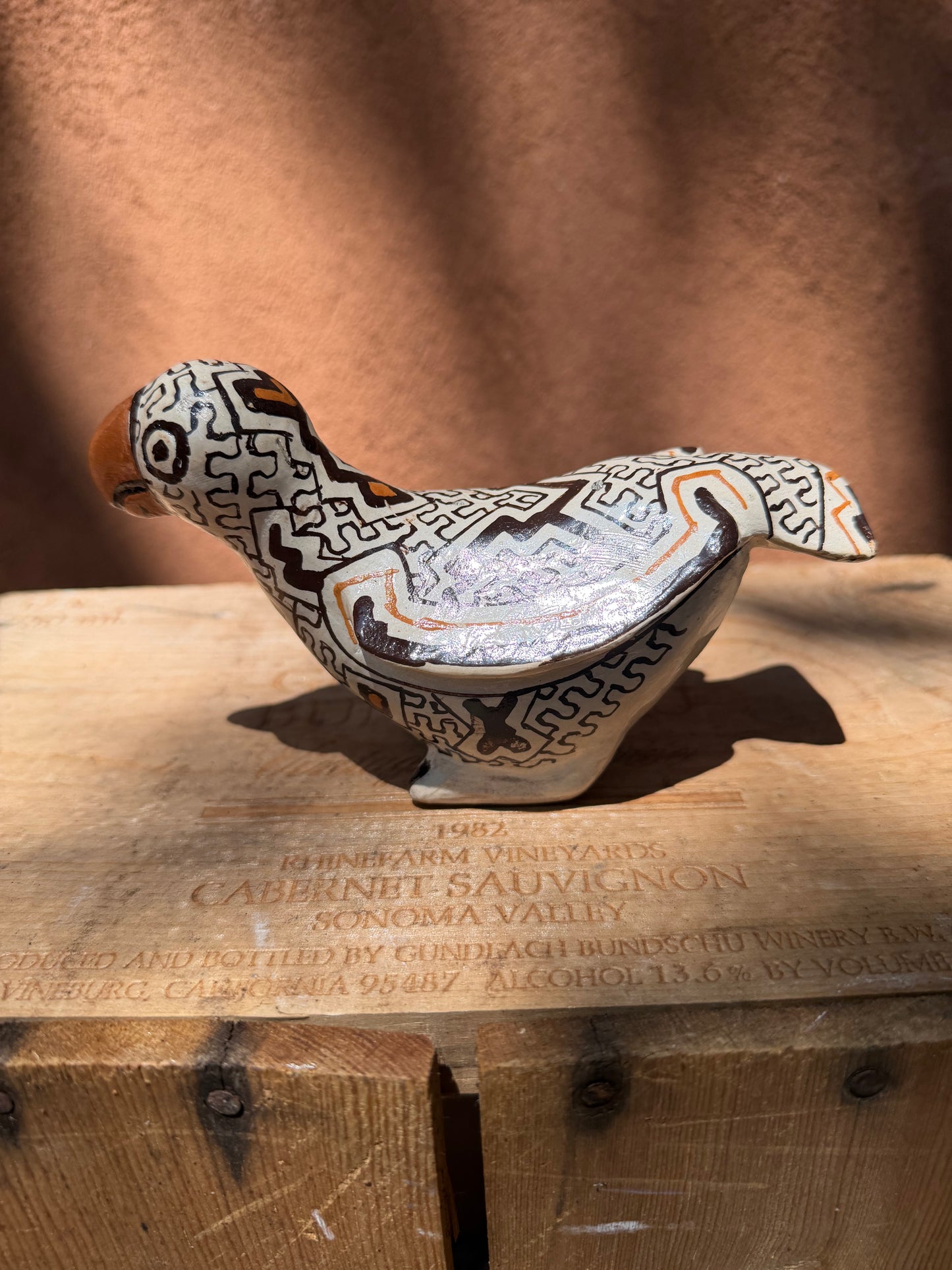 Shipibo Ceramic ~ parrot