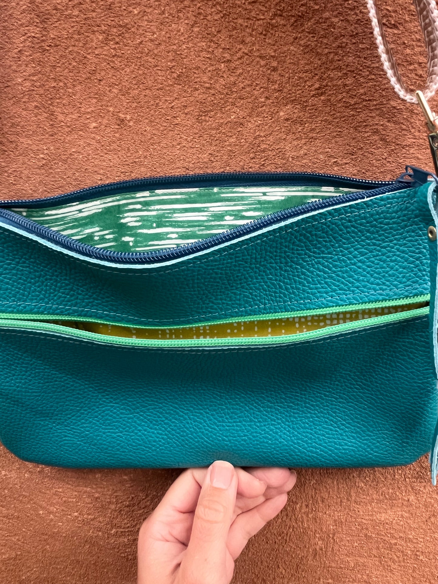 Crossbody Bag - Solid ~ Turquoise