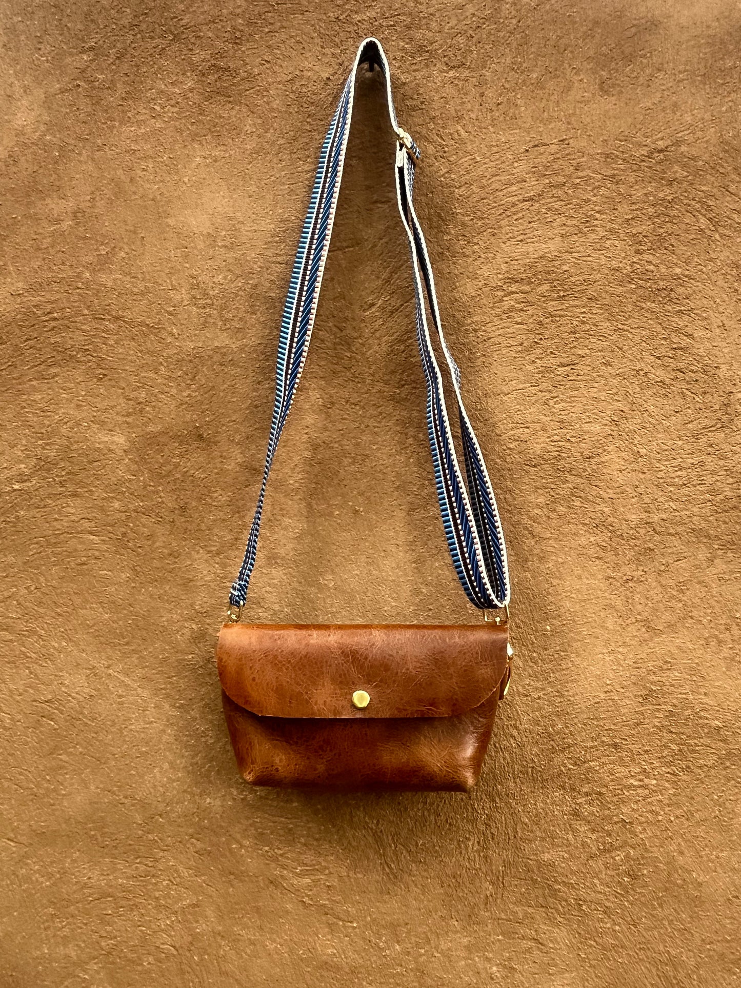 Crossbody Bag - Brown Leather