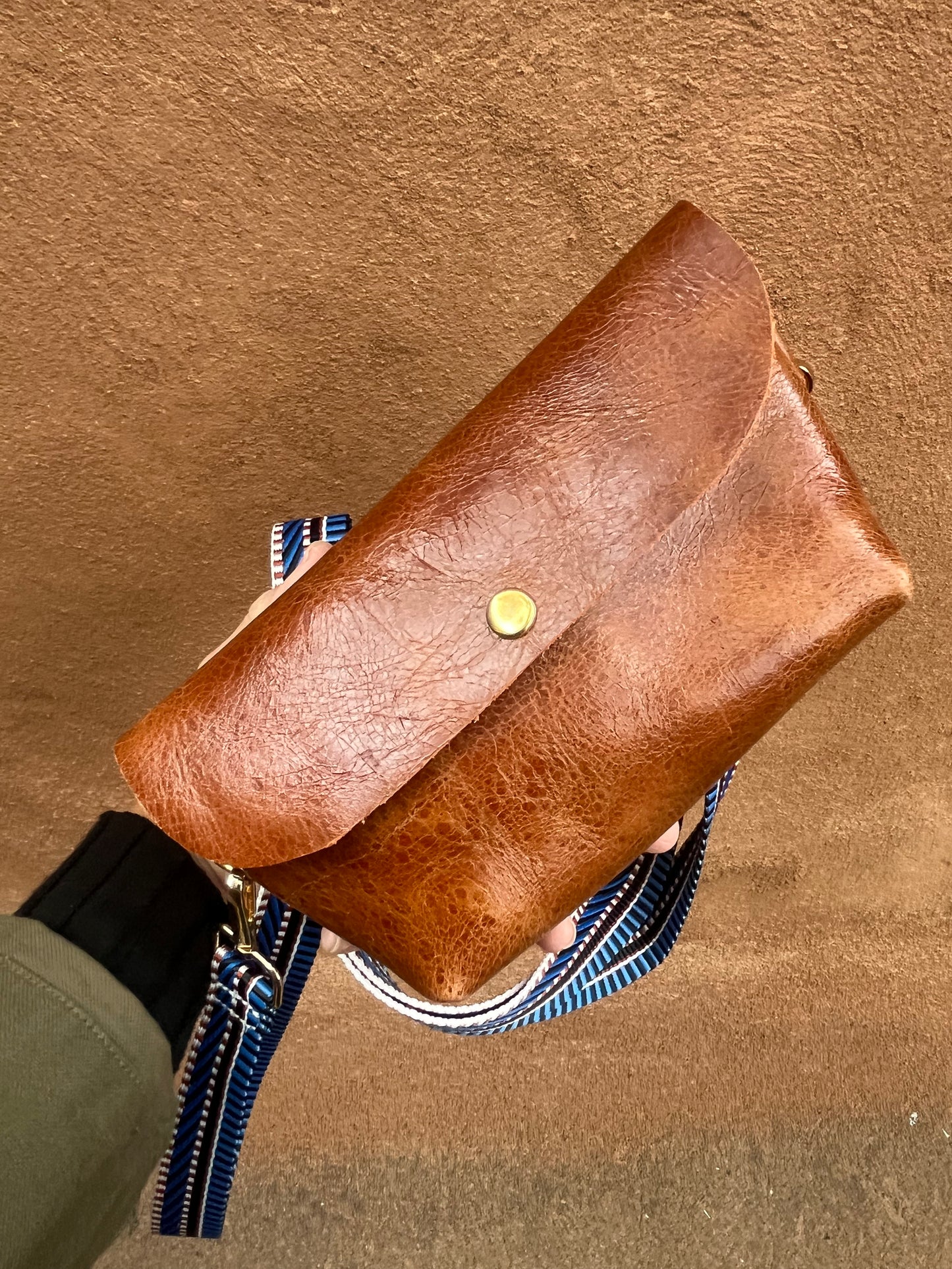 Crossbody Bag - Brown Leather