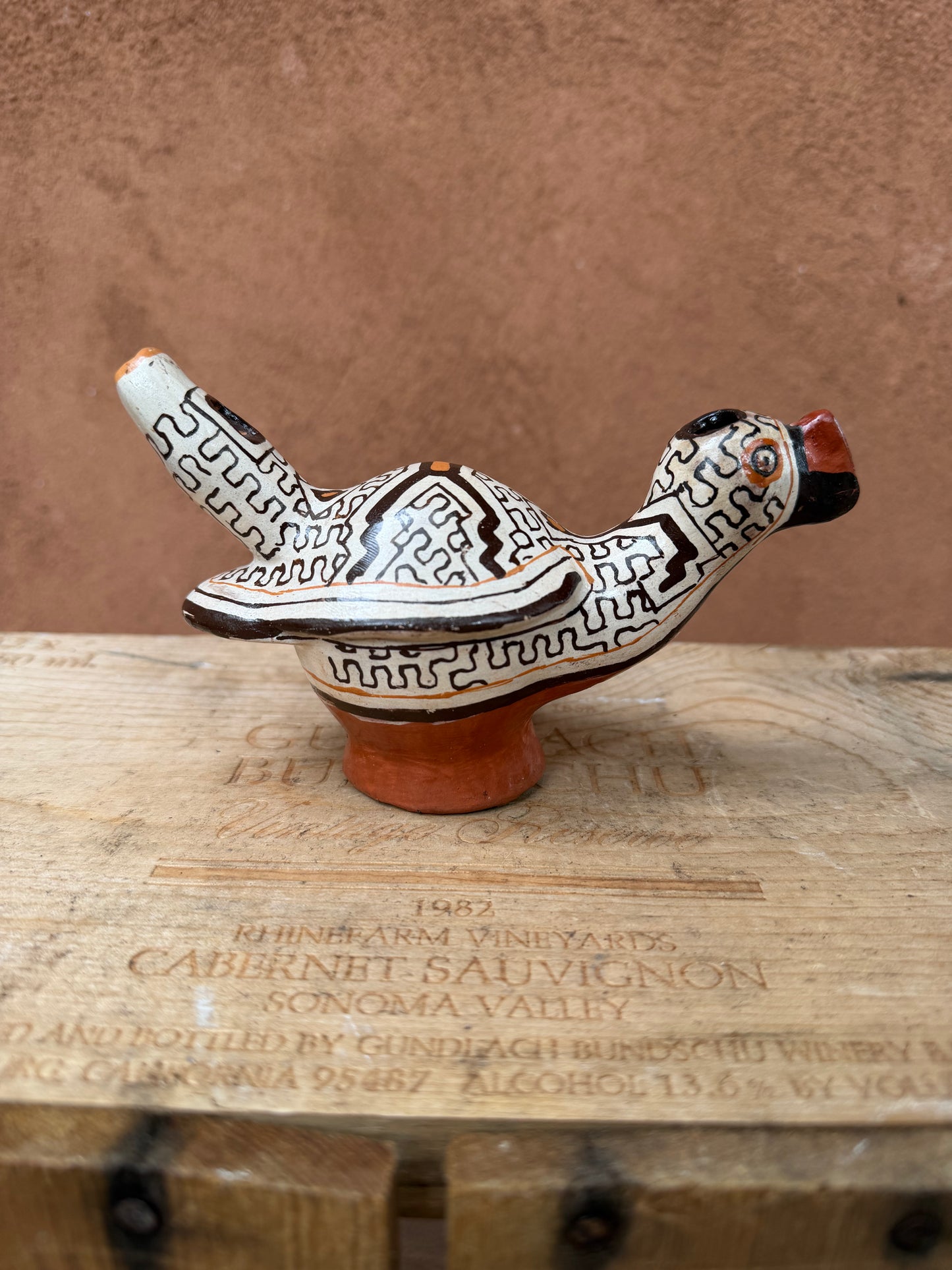 Shipibo Ceramic ~ parrot ~ whistle