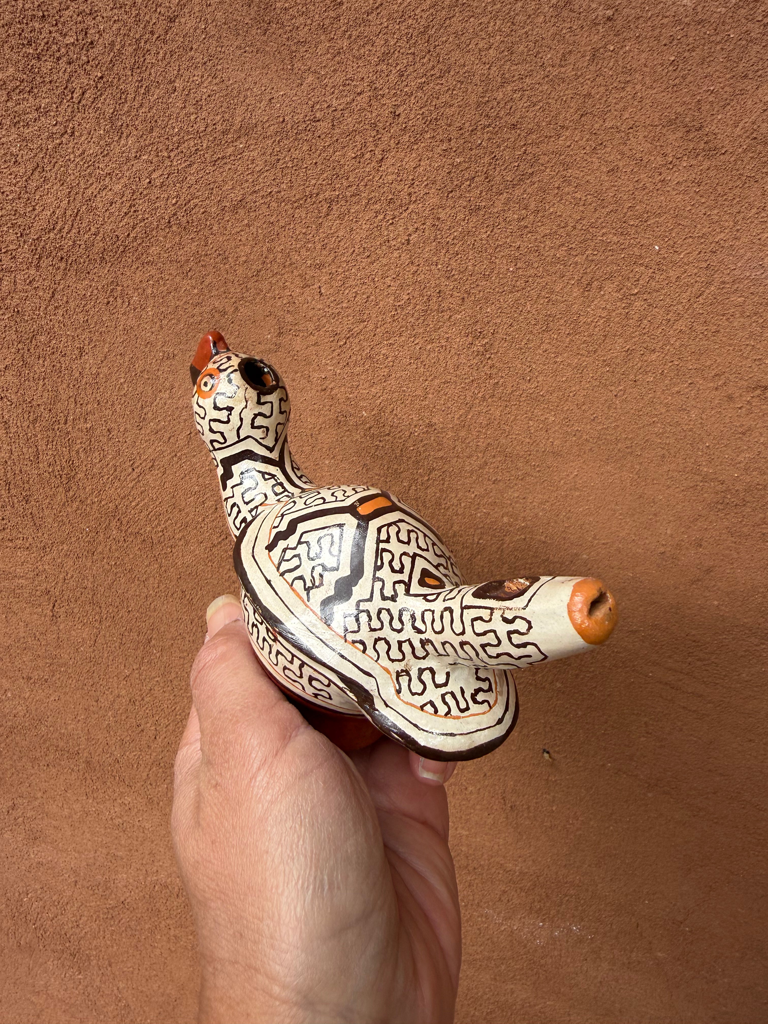 Shipibo Ceramic ~ parrot ~ whistle