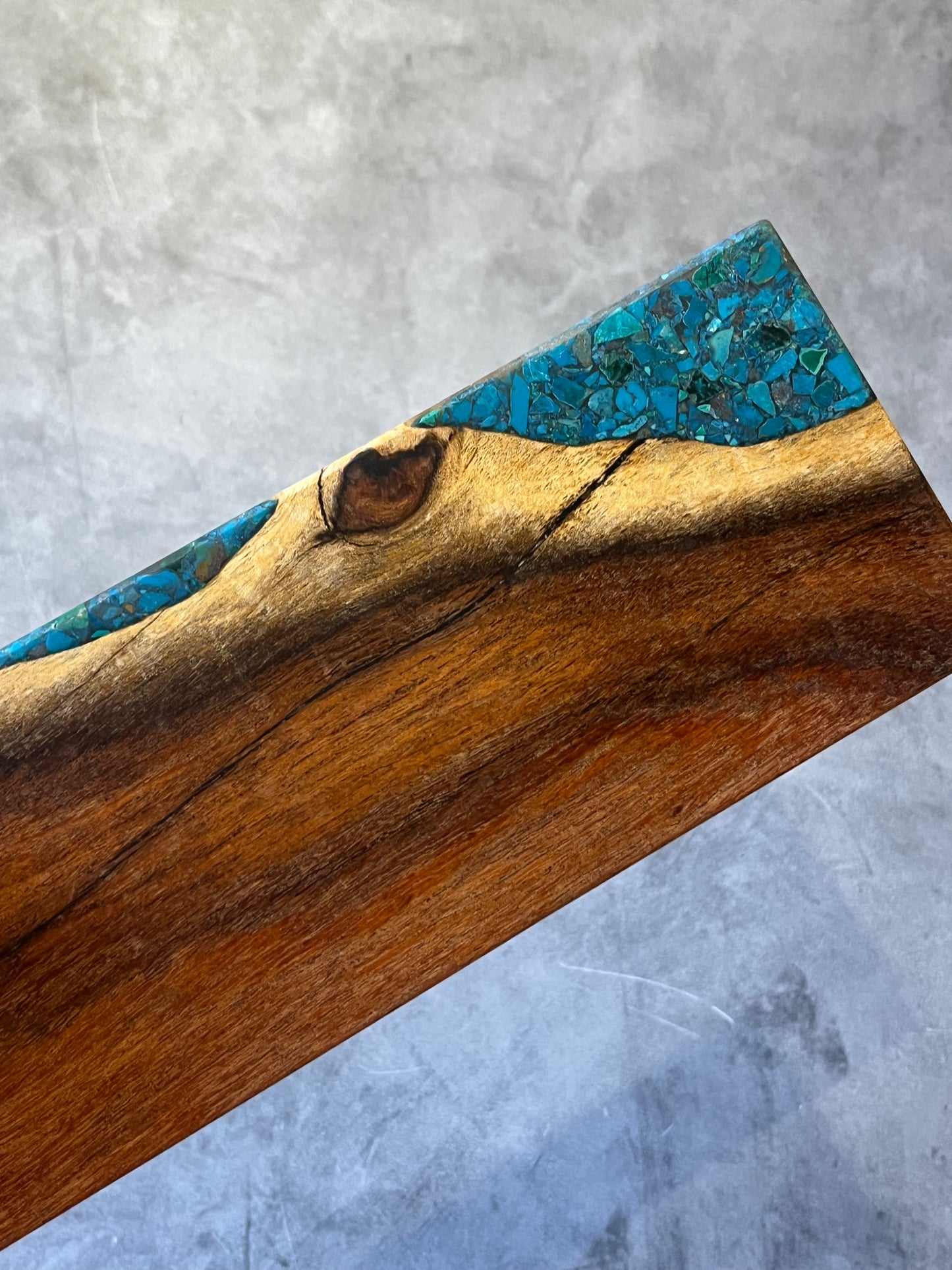 Magnetic Knife block ~ Peruvian turquoise