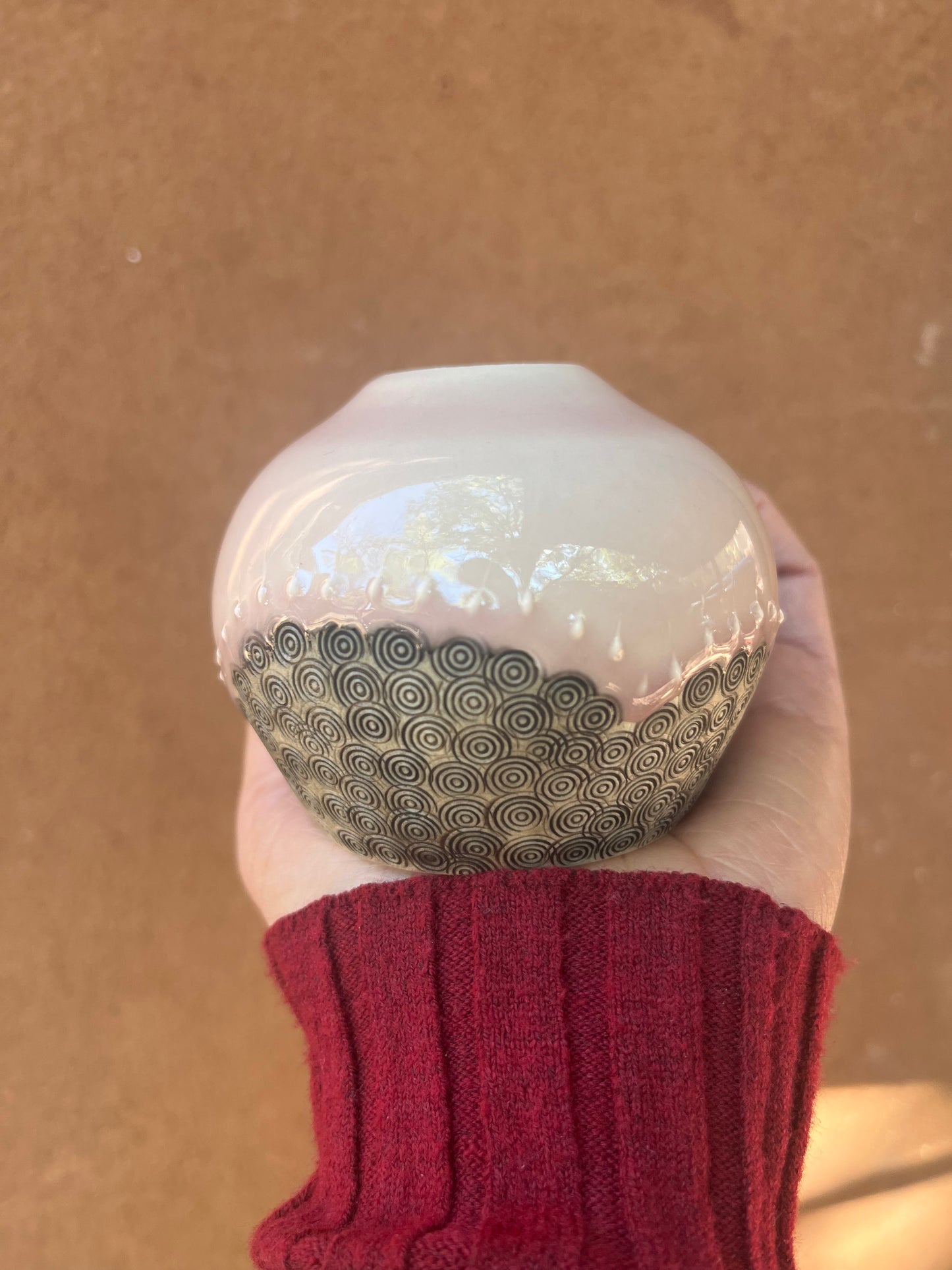 Influx Ceramics ~ Bud vase ~ Pink