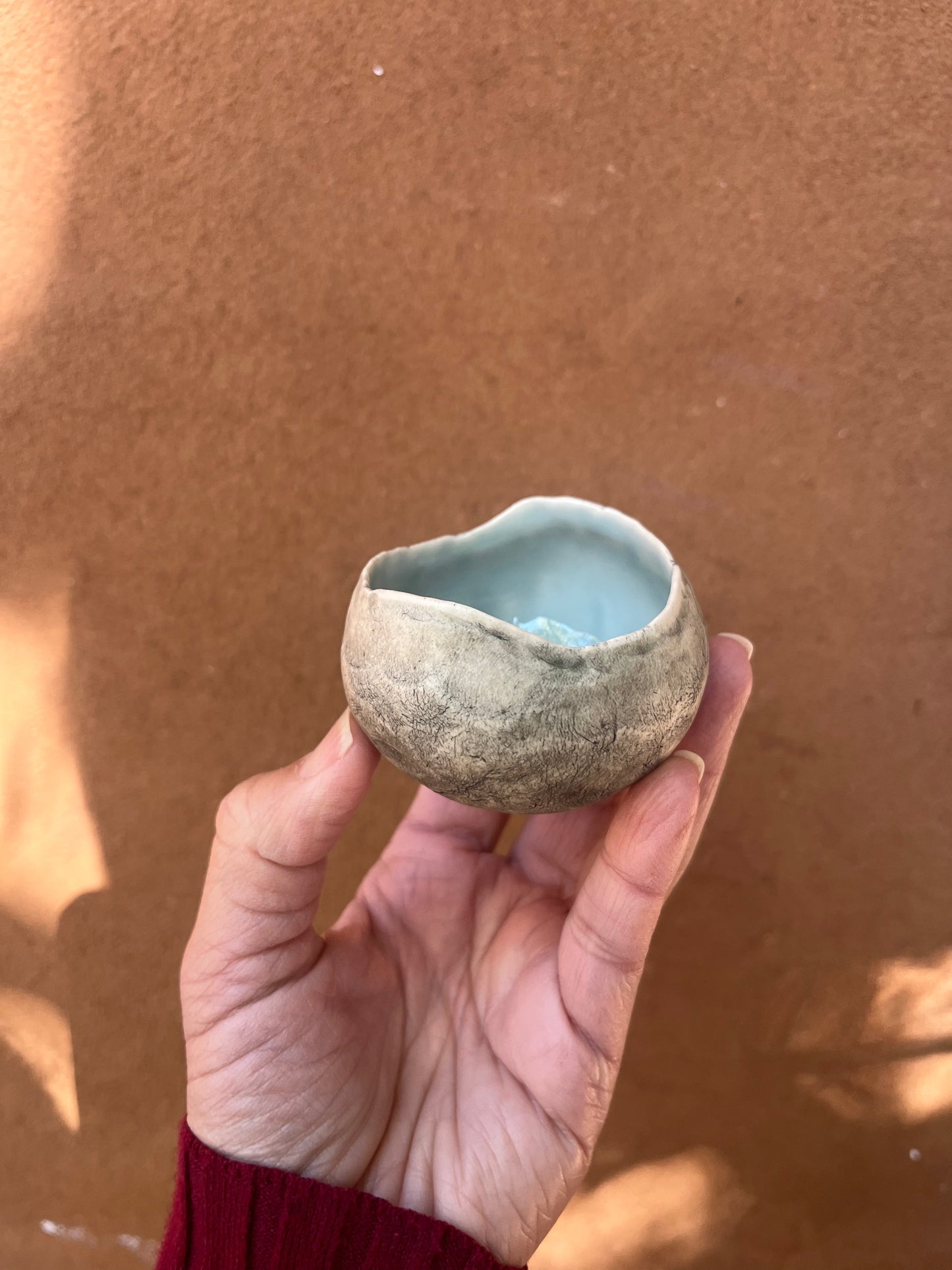 Influx Ceramics ~ Pinch pot  ~ blue ~ 3 Sizes