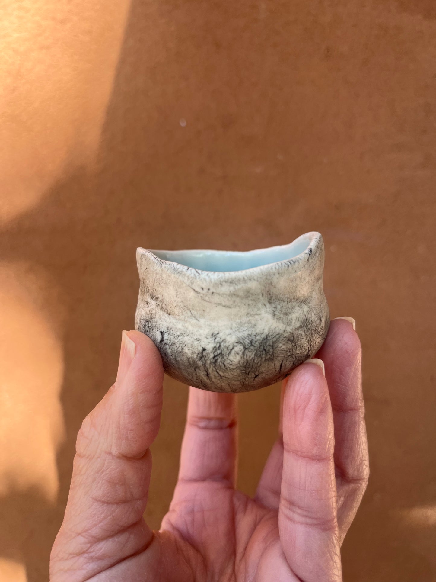 Influx Ceramics ~ Pinch pot  ~ blue ~ 3 Sizes