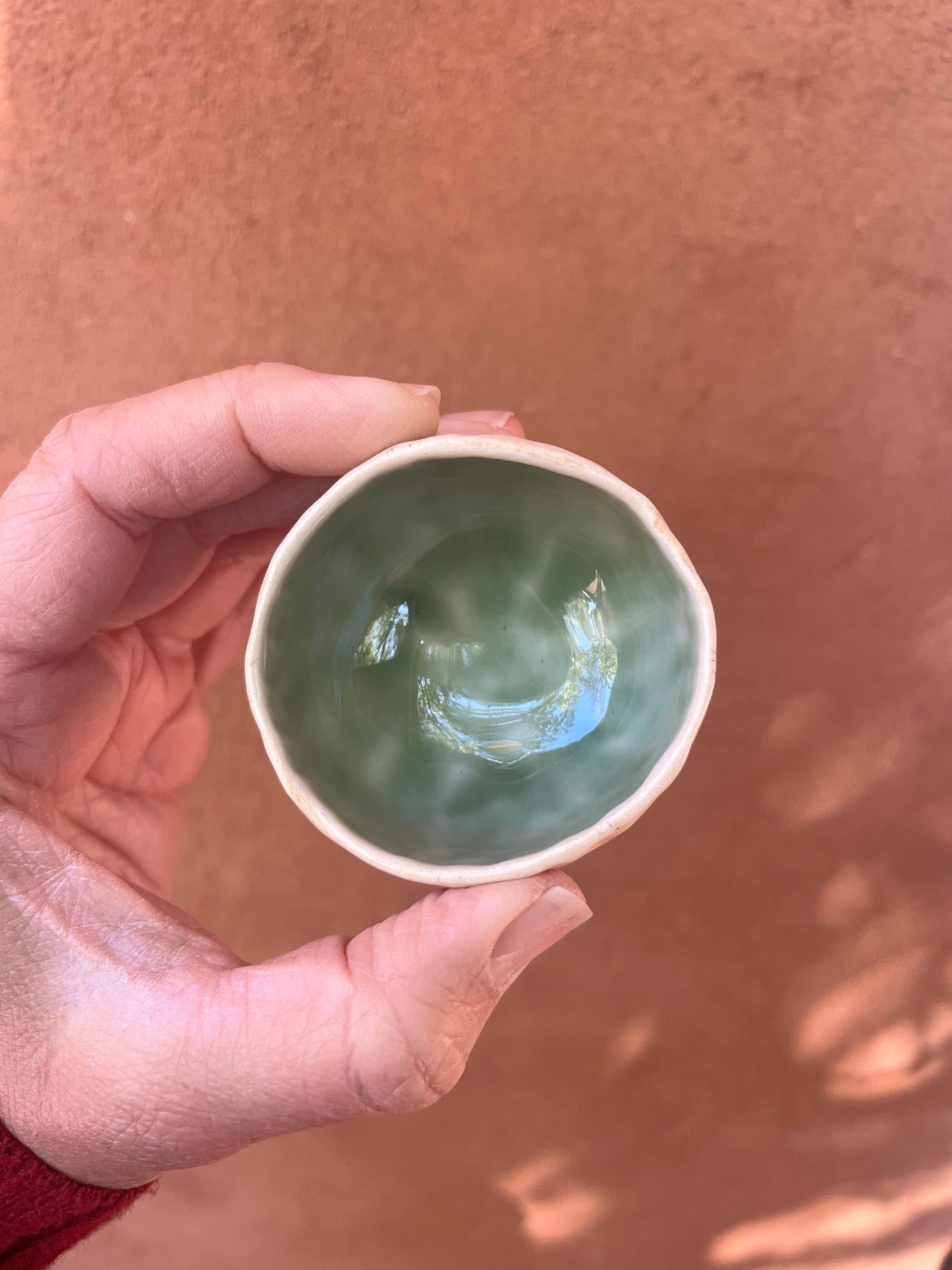 Influx Ceramics ~ pinch pot ~ green