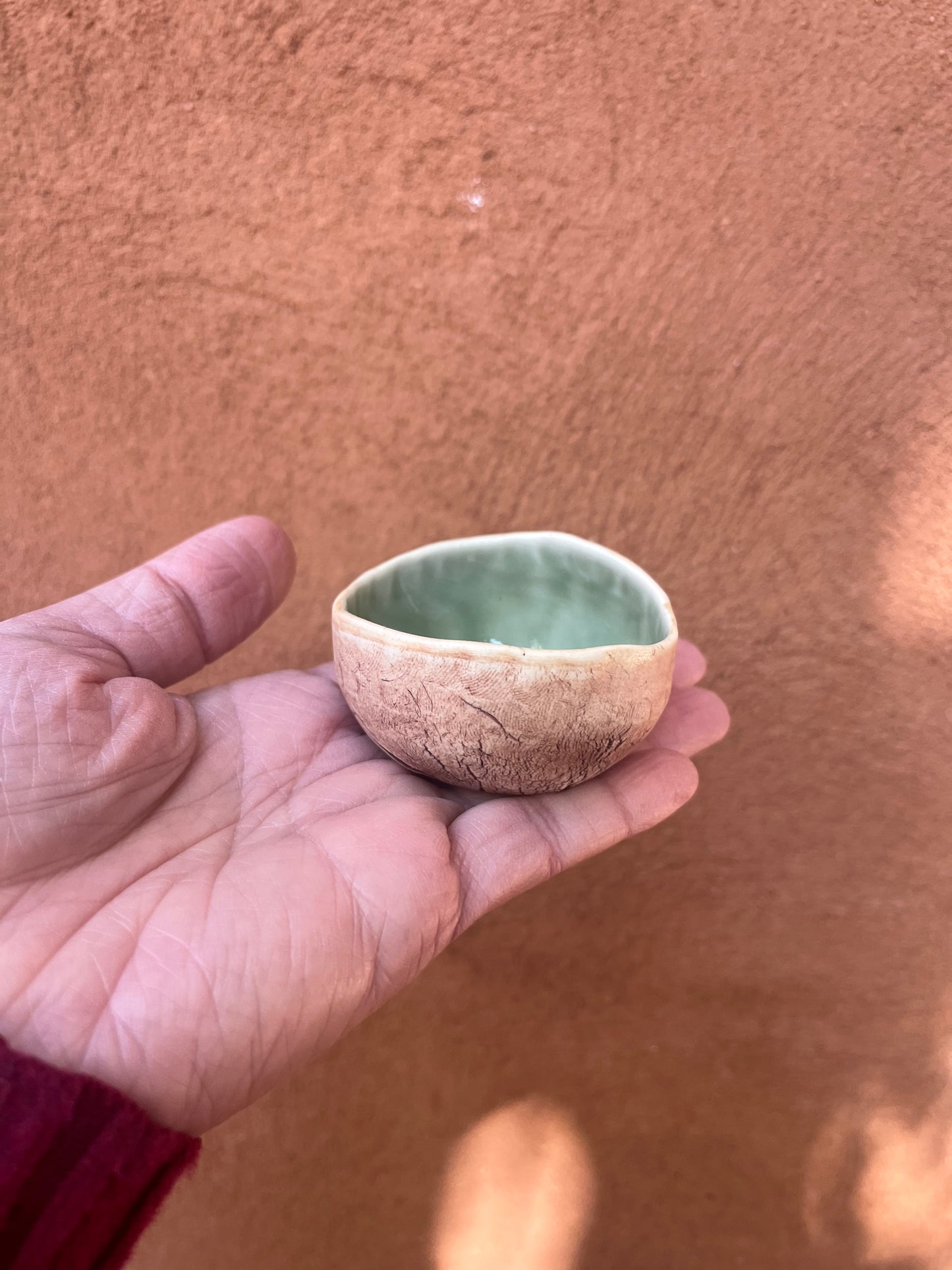 Influx Ceramics ~ pinch pot ~ green