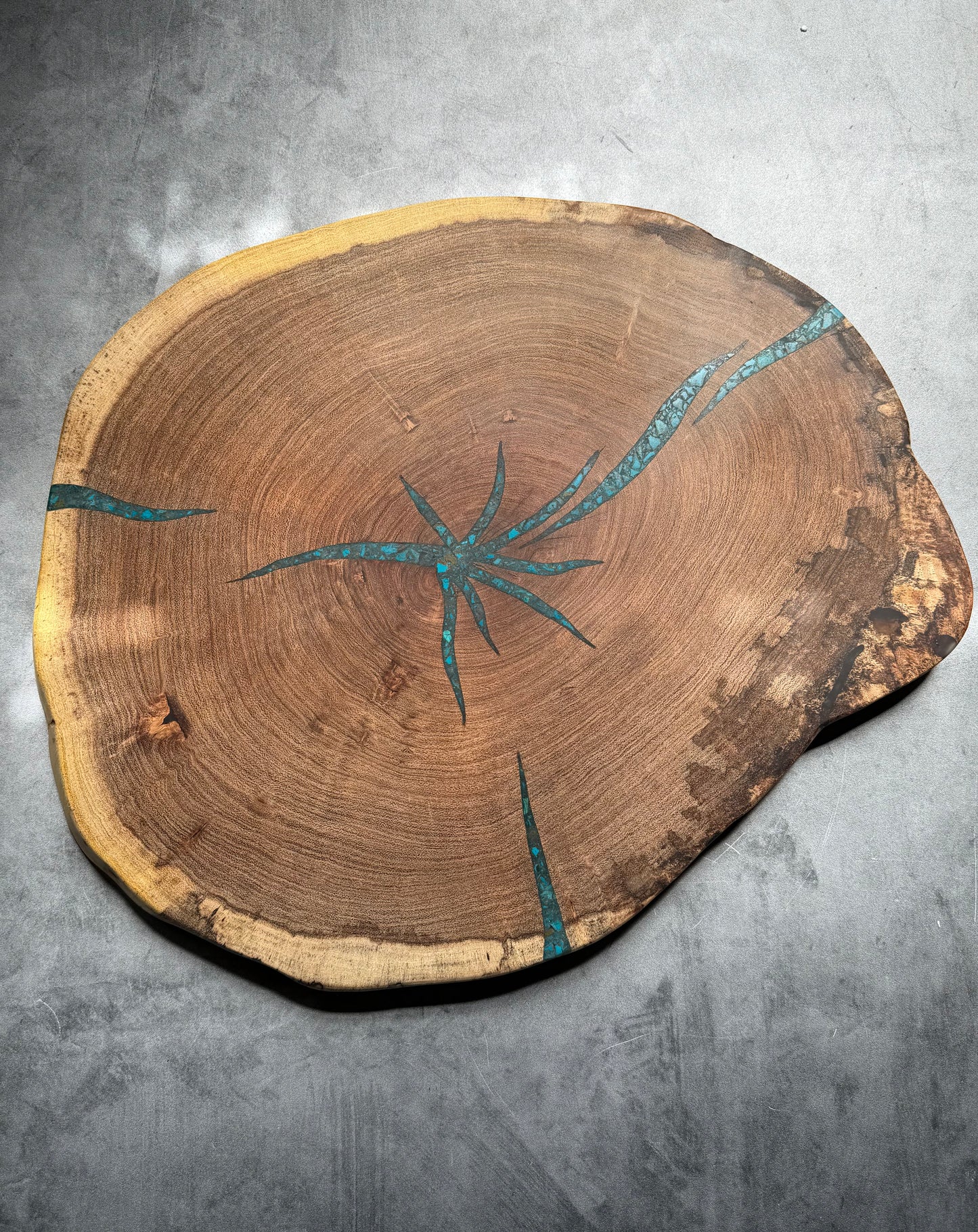 Lazy Susan ~ Peruvian Turquoise