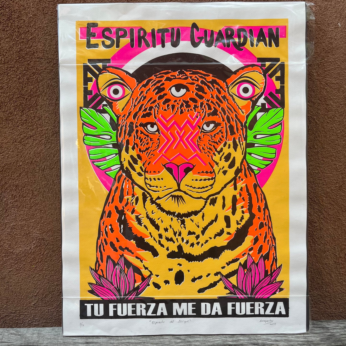 Espiritu Guardian ~ Serigraphy 16.5 x 22"