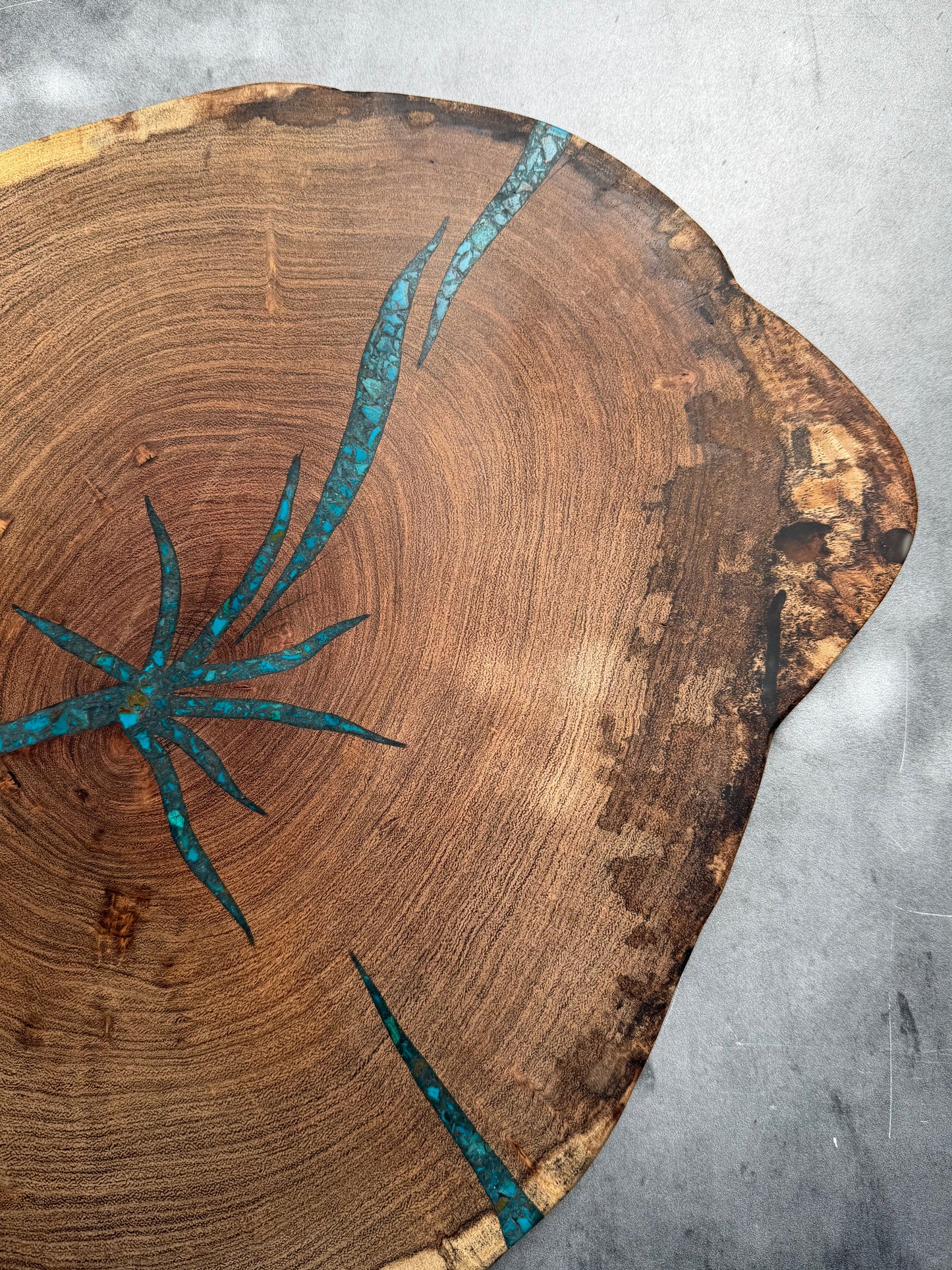 Lazy Susan ~ Peruvian Turquoise