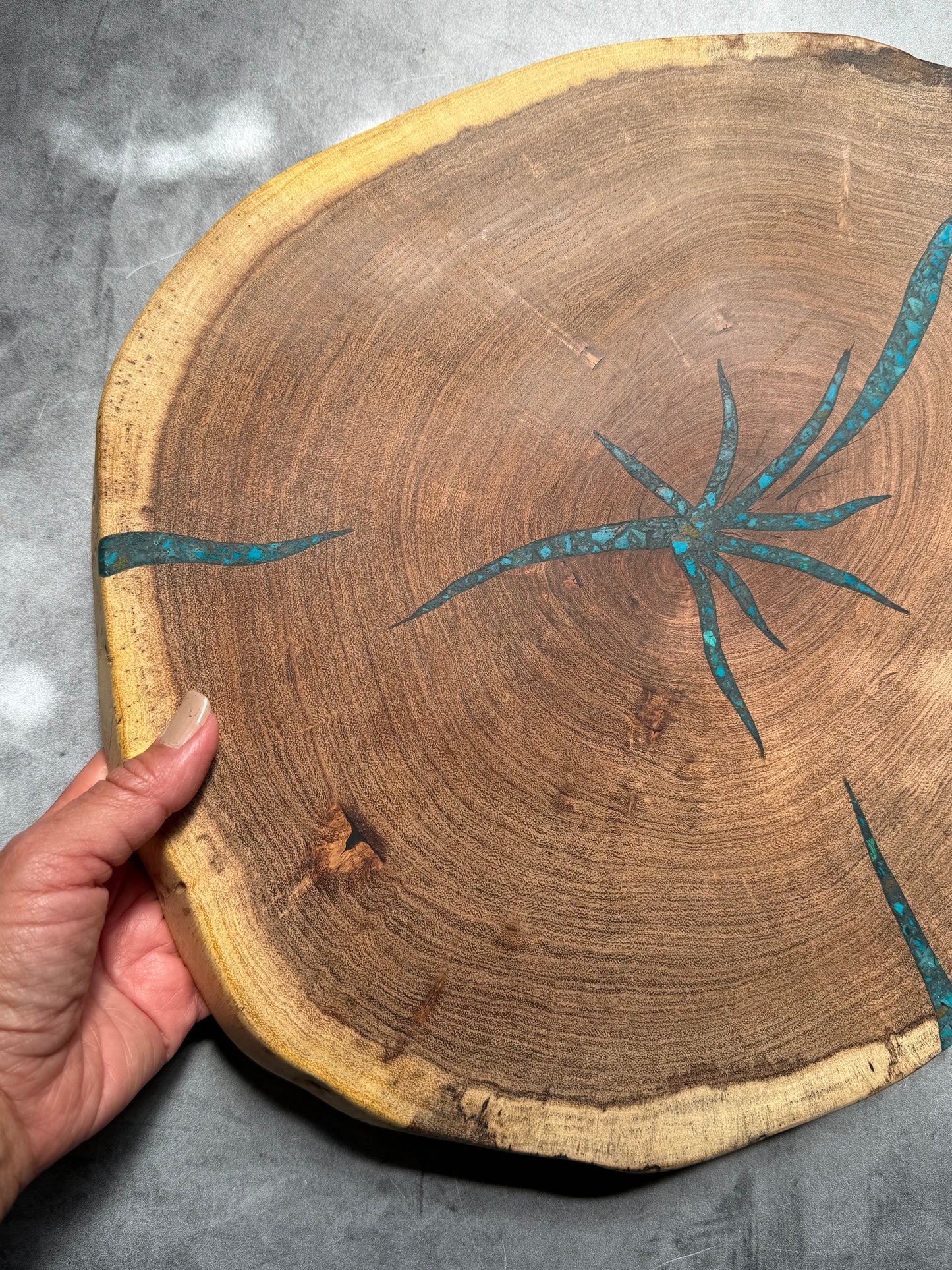Lazy Susan ~ Peruvian Turquoise