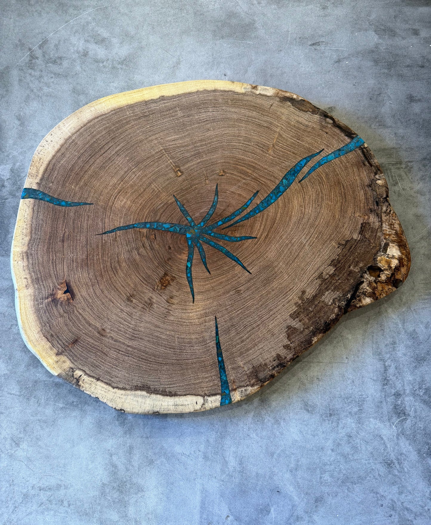 Lazy Susan ~ Peruvian Turquoise