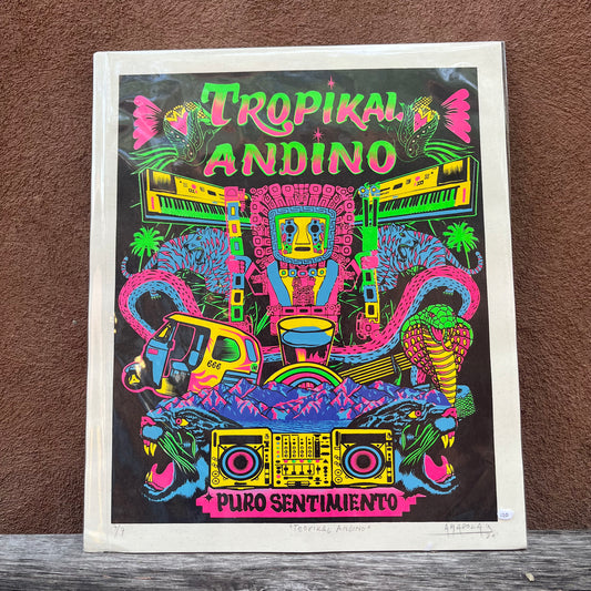 Tropikal Andino ~ Serigraphy 15.5” by 19”