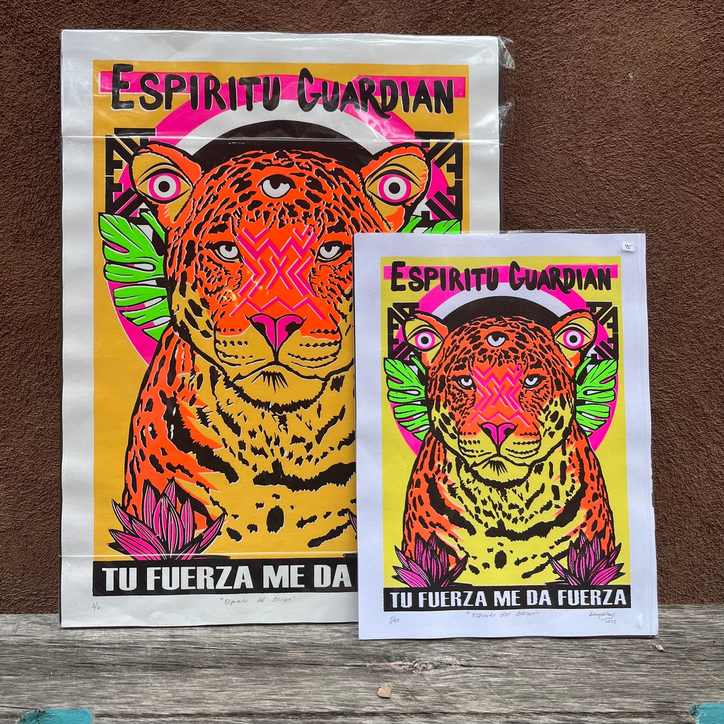 Espiritu Guardian ~ Serigraphy 16.5 x 22"