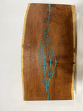 Live Edge Mesquite - with Kingman Turquoise inlay
