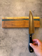 Magnetic Knife block ~ Peruvian turquoise