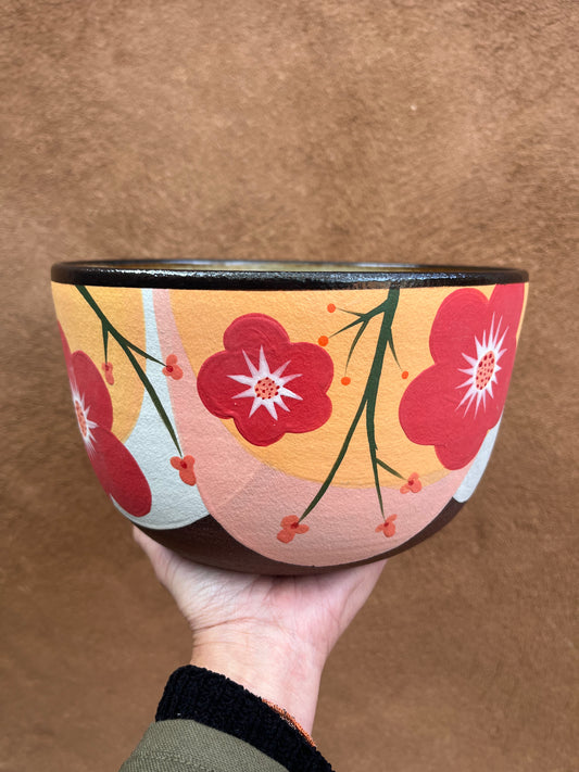 Serving Bowl - Flowers