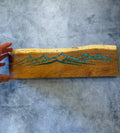 Magnetic Knife block ~ Kingman and peruvian turquoise