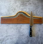 Magnetic Knife block ~ Peruvian, Kingman turquoise and coral