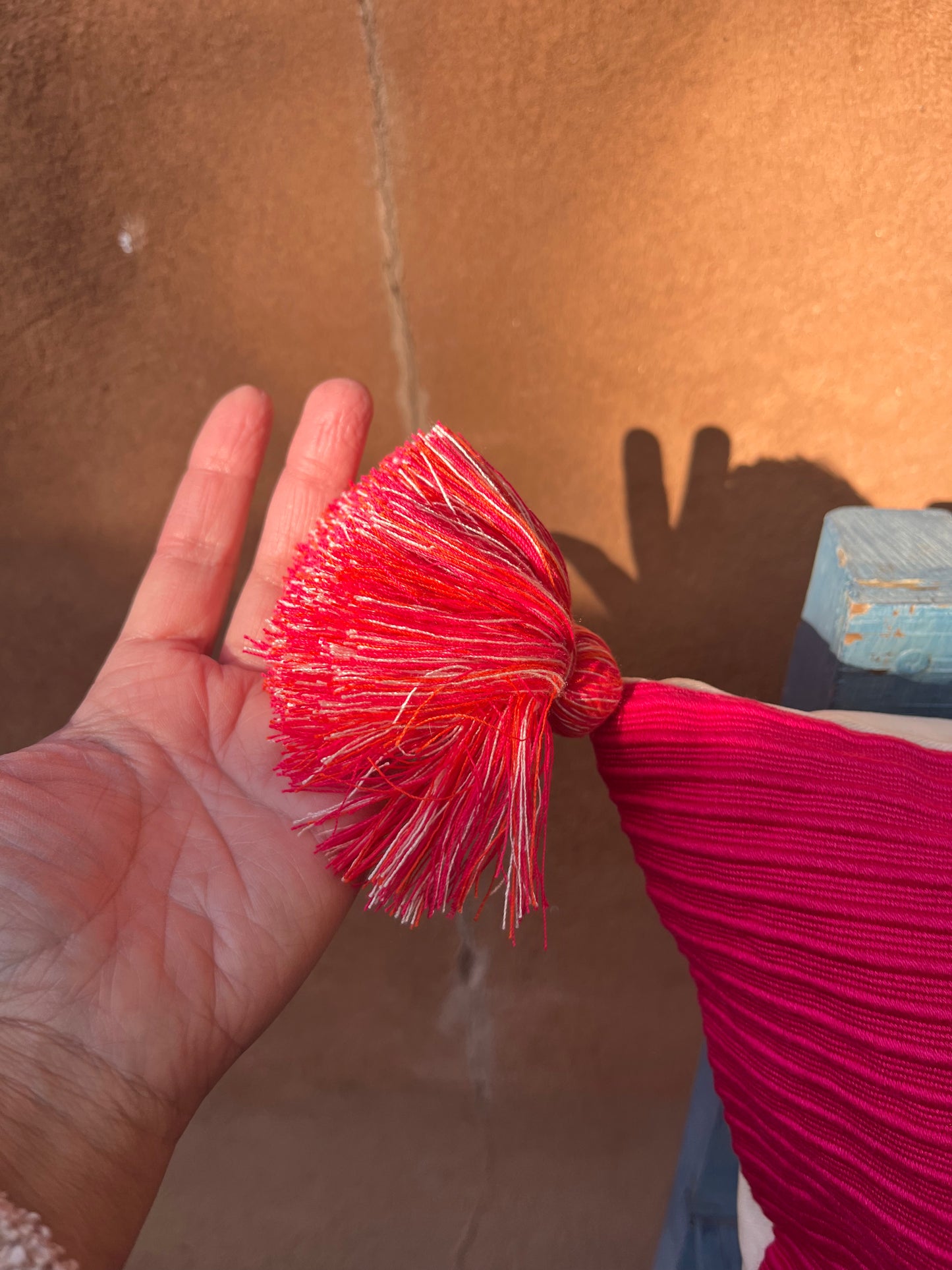 Square pillowcase pink 20” x 20”