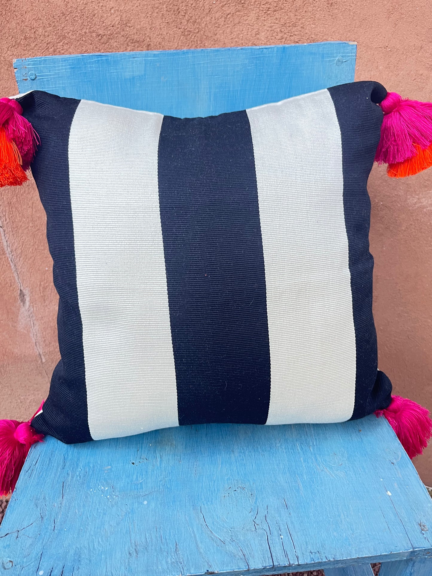 Square pillowcase - black and white 18”x18