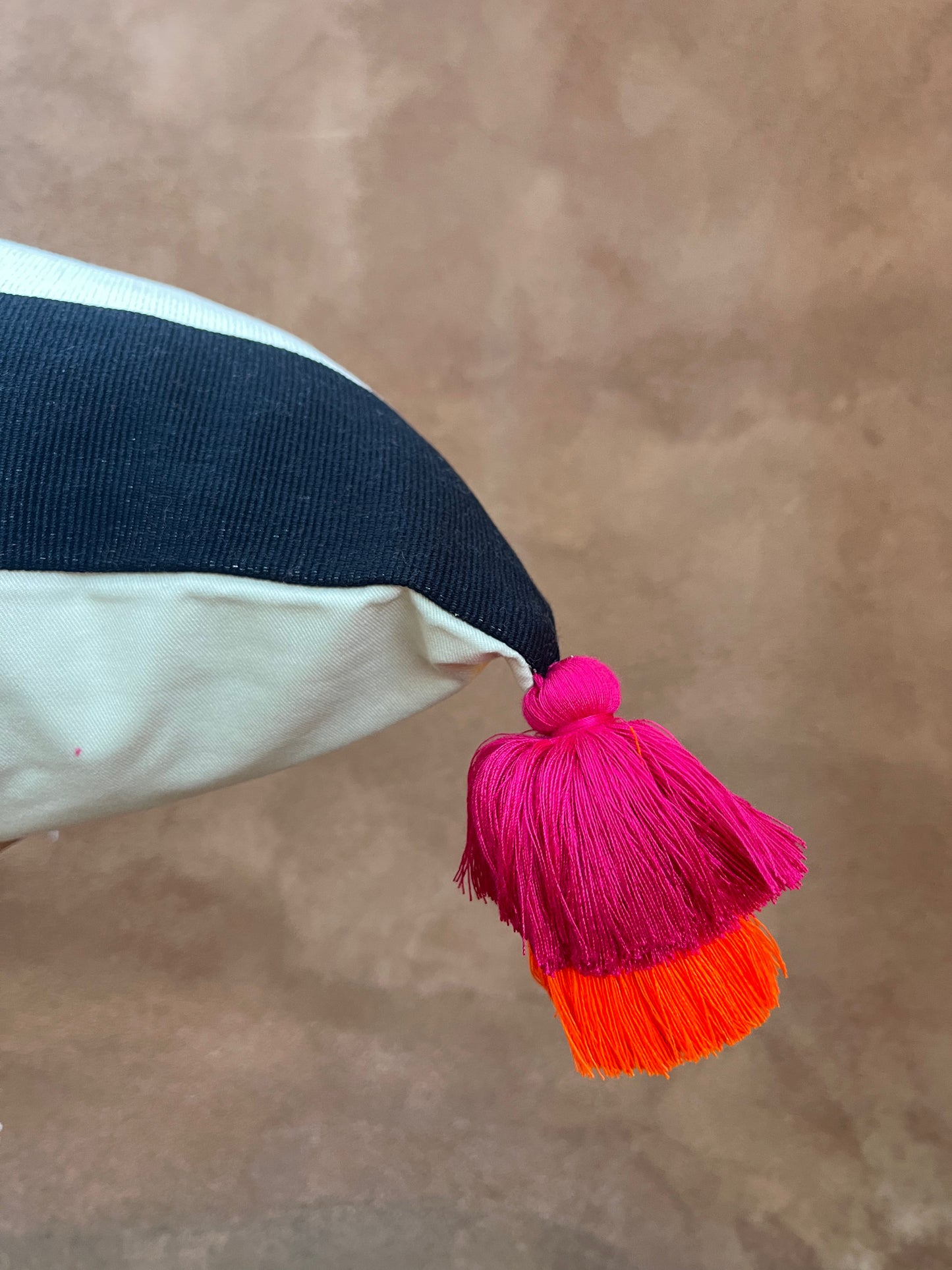 Square pillowcase - black and white 18”x18