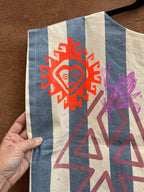 Screenprinted Box top ~ XL ~ Tocuyo ~ 100% Raw cotton